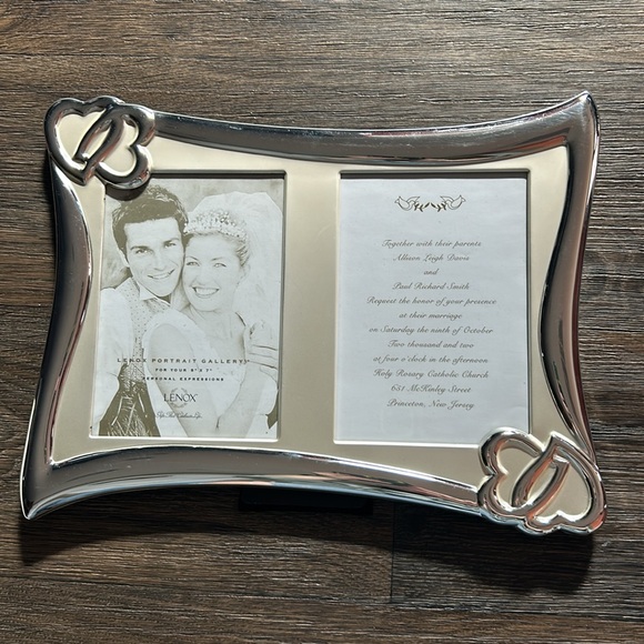 Lenox Wedding Promises invitation double frame - Picture 6 of 6